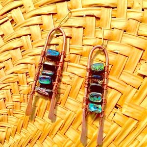 Wearable art, handcrafted Earrings